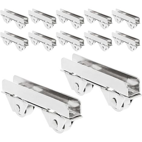 de 20 roulettes en acier inoxydable pour portes coulissantes (1/5)