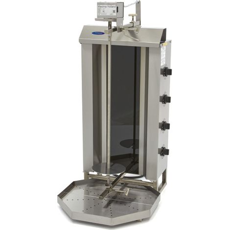 Machine à kebab - 4 brûleurs - 50 kg de viande - Électrique - Maxima (1/5)