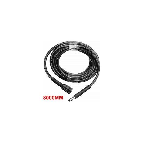 Tuyau de nettoyage haute pression 8 m, gris, compatible Karcher K2‑K5 –