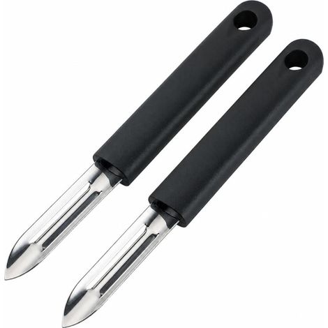 Lot De 2 éplucheurs à Légumes éplucheur Pivotant En métal Eplucheur Pomme De Terre Manuel Epluche (1/5)