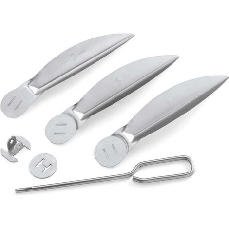 Weber One-Touch Reinigungsset für 22-1/2" Grill, Silber-Crezuo