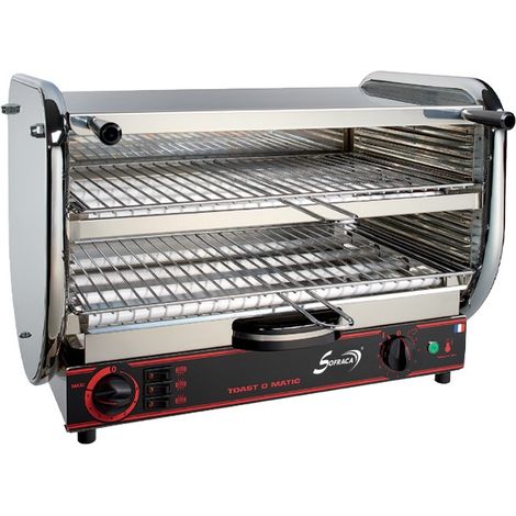 Toaster Professionnel multifonction avec régulateur - Senior 2 étages - 400 V - Sofraca (1/5)