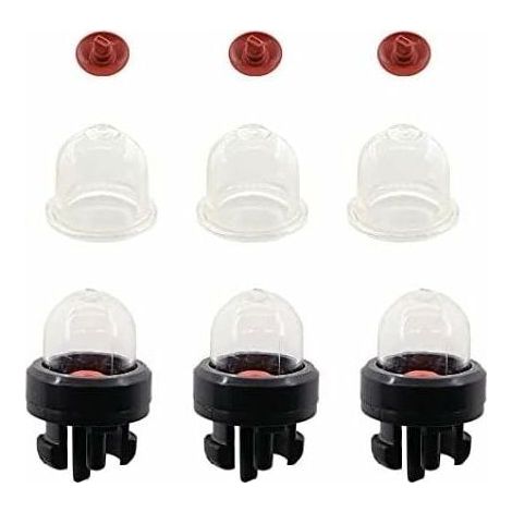 Lot de 3 Pompes d'Amorçage pour Tronçonneuses Stihl FS38, FS40, FS45, FS50, FS55, FS75, FS80, FS85, Compatible avec les Marques Ryobi, McCulloch et Husqvarna. (1/4)