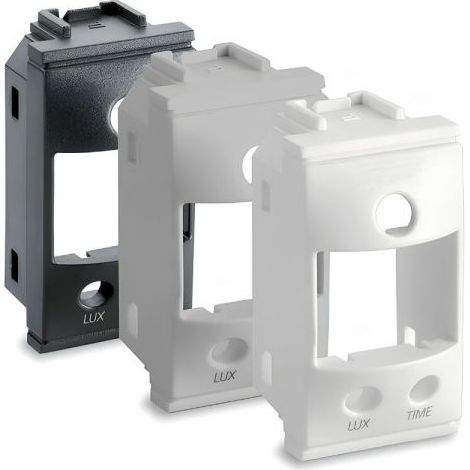 PERRY Frontale di finitura bianco lucido compatibilità BTICINO MATIX - 1PAFRM030M