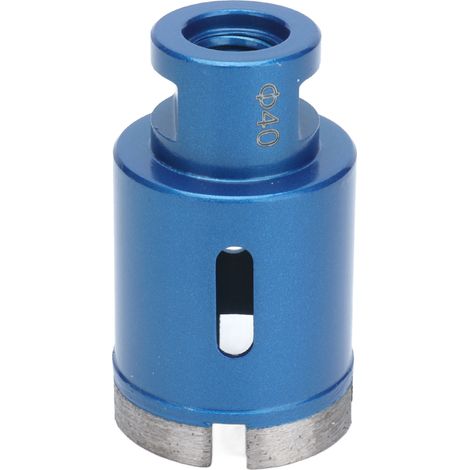 Foret Diamant 40mm pour Béton, Granit et Pierre, Mèche à Couronne pour Matériaux Durs