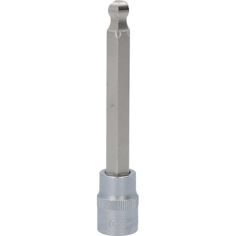 3/8" Douilles tournevis 6 pans intérieur à tête sphérique, longues, 9mm (1/5)