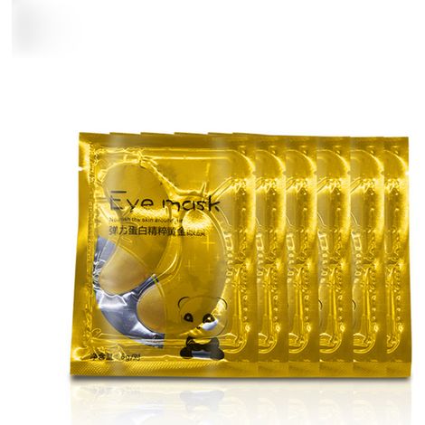 Masque yeux collagène anti-rides anti-âge, correcteur cernes, patchs cristal paupière (1/3)