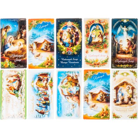 Juego de 10 tarjetas navideñas DL (1/5)