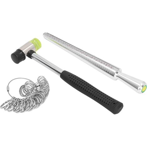 Jauge Mesure Taille Bague Acier Marteau Bijouterie (1/5)