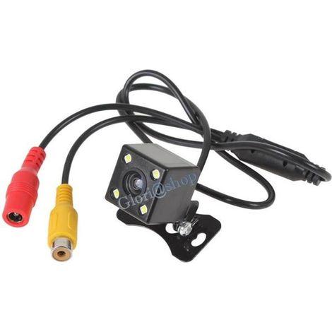 Telecamera Retromarcia Ccd 4 Led Retrocamera Staffa X Auto Camper