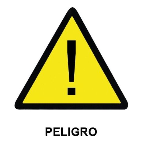 CARTEL PVC 21X29 PELIGRO INDEFINIDO 0250 CV TOOLS