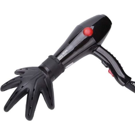 Sèche-Cheveux Diffuseur Buse de Coiffure Styling Accessoire en forme de main,diffuseur d’air chaud pour cheveux bouclés ou frisés (1/4)