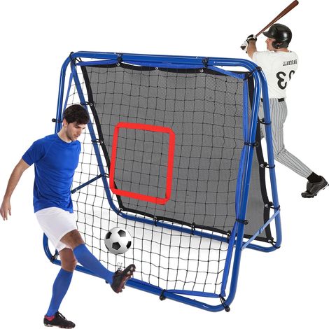 But de football, Rebondisseur d'entraînement double face, Design durable, Bleu (1/2)