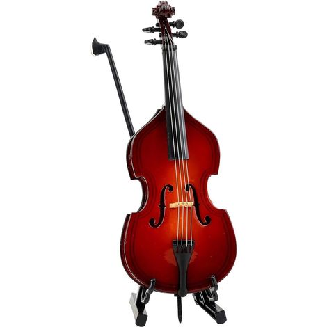 Petites figurines de violoncelles Figurine de violon classique miniature Miniature de violoncelle Pour bureau, vitrine, bibliothèque, chambre, étagère, chambre bébé (1/5)