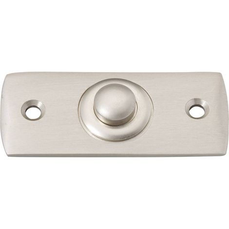 Heidemann 70409 Tasto per campanello 1 parte Nickel 24 V/1 A