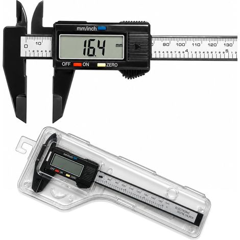 Pied à coulisse numérique, 150 mm, micromètre électronique avec grand écran LCD, conversion pouce/métrique, règle de 24 cm, outil de mesure de précision pour bricolage,bijoux, travail du bois (1/3)