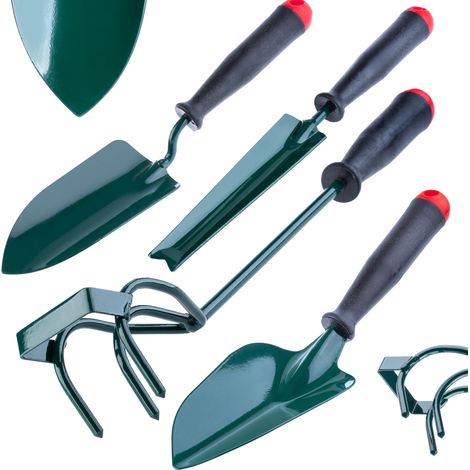 KADAX Gartenwerkzeugset, Mini-Gartengeräte, 4-teiliges Set Ver. A