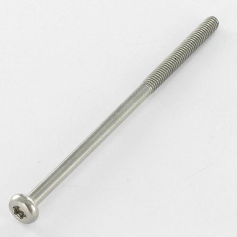 Vis métaux Tête cylindrique bombée TCB TORX T20 4X78 Filetée sur 30 Inox A2-100 pièces