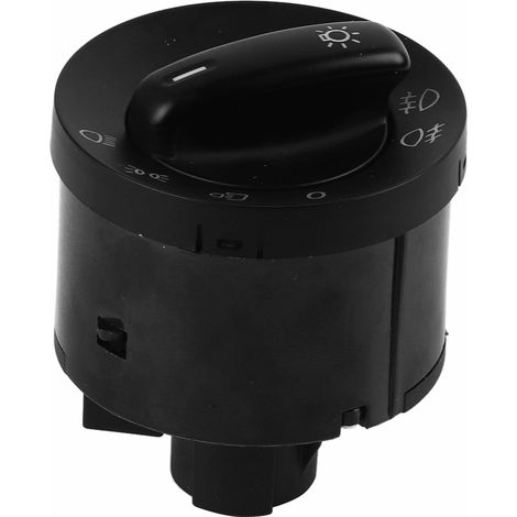 Scheinwerferschalter für Volkswagen [Markenlos] - 1K0941431N Schwarzchrom ABS für MK5 MK6 2005-2013 (1/5)
