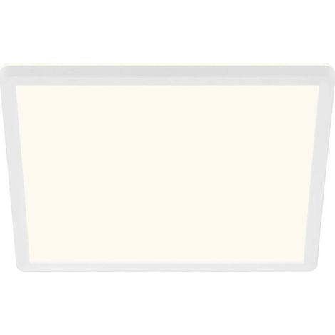 Plafoniera led slim 30x30 cm 18w 2400lm blanca