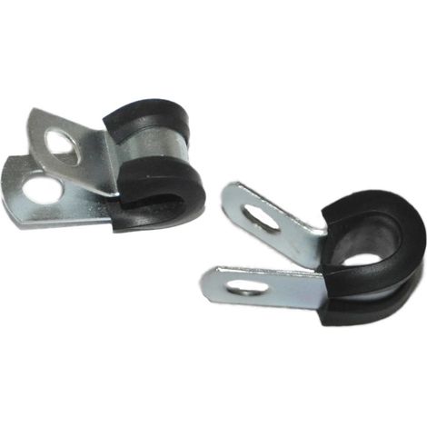 Clip serre-câbles à visser, Ø max 6.35mm ( Prix pour Sachet de 100 )