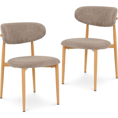 Lot de 2 chaises ARIEL Beige (Lot de 2) (1/5)