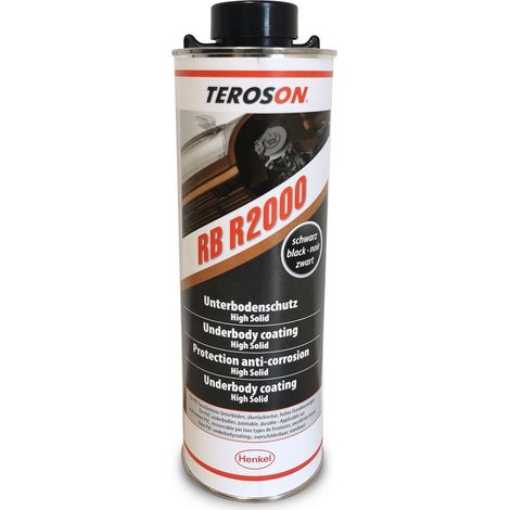 Revetement insonorisant dessous de caisse anti-gravillons teroson rb r2000 noir (1/2)