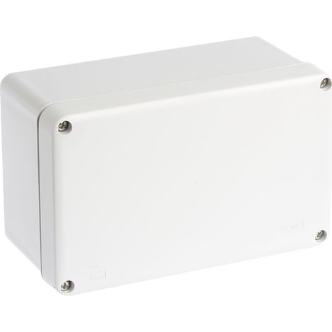 Eur Ohm – Boîte de dérivation étanche IP55 165 x 100 x 70 mm – Résistante aux chocs IK07 – Double isolation classe II – Pour environnements industriels