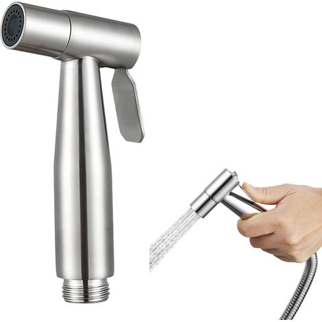 Ducha de inodoro, ducha de bidé de mano, ducha de inodoro, ducha de baño portátil, ducha de bidé de mano, para baño, cocina y aseo (1/5)