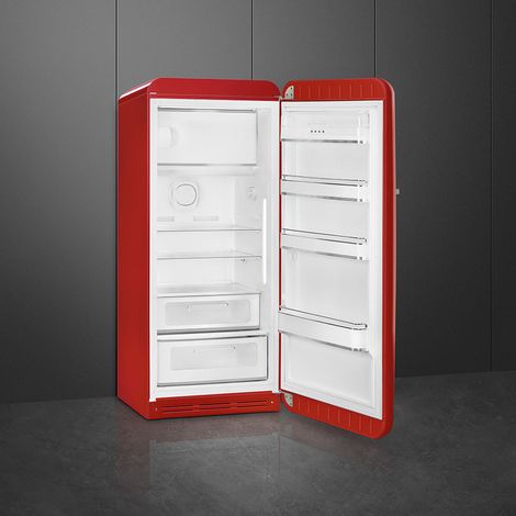 Smeg FAB28RRD6 monoporta Libera installazione 270 L Rosso Made in Italy. Posizionamento dell'apparecchio: Libera installazione, Colore del prodotto: Rosso, Cerniera porta: Destra. Capacità netta to... (1/4)