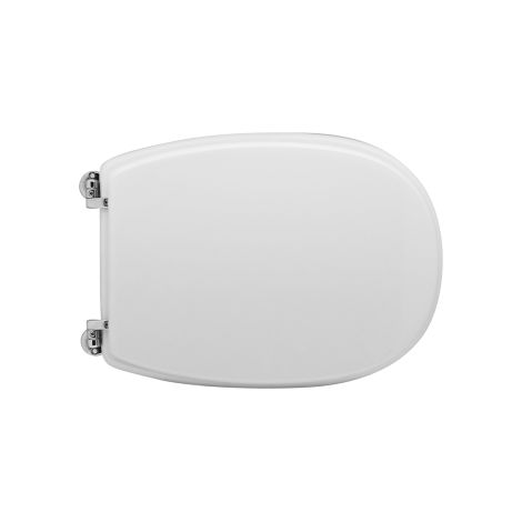 Abattant WC pour toilettes Pozzi Ginori Easy 02 Abattant WC 45-50 x 35,5 cm avec charnie'res re'glables et sie'ge en fonte de bois