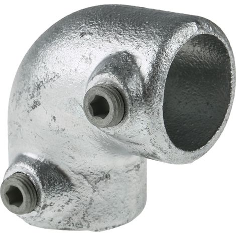 Rs Pro – Connecteur 2 voies profilé Type 1 en fonte – Ø 33.7mm – Pour systèmes de rampes RS – Robustesse et durabilité exceptionnelles