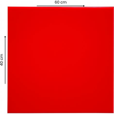 Plaque Plexiglas Rouge PMMA 3 mm – Verre Acrylique – 400x600 mm – Résistante et Découpable (1/5)