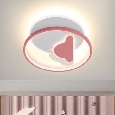 50W Plafonnier Pink Cloud, plafonnier LED à intensité variable de 4000LM avec télécommande pour chambre d'enfant, Luminaire (1/5)