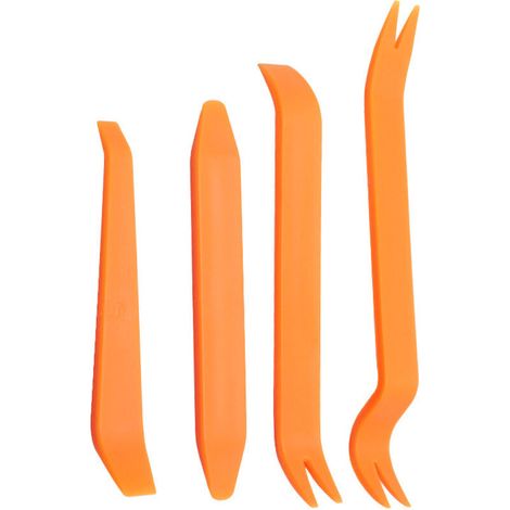 Automotive Repair Removal Tool Kit - 4-Piece Set, Plastic Pry Tools for Removal and Reinstallation (1/5)