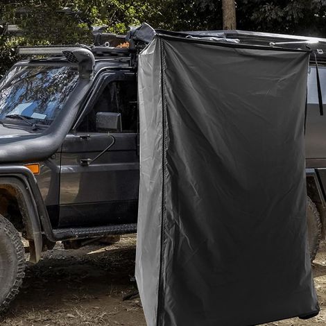 Car Camping Shower Tent, Portable Waterproof Oxford Tear Resistant Toilet Tent, Intimate Shelter for Outdoor Showers, Universal Attachment for Roof Bars (1/5)