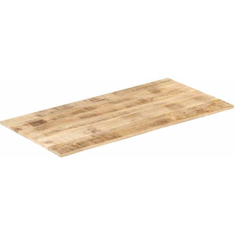 Maison Exclusive - Tischplatte Massivholz Mango 15-16 mm 100x60 c (1/5)
