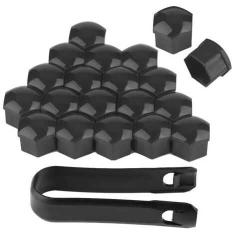 20 pcs Cache-vis de moyeu Divers accessoire de portail, 21 mm, nylon PA66, pour vis de roue automobile (1/5)