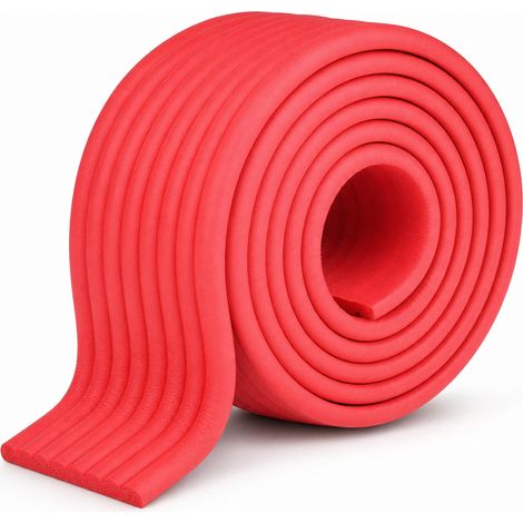 Nastro isolante acustico autoadesivo per finestra rosso 2 m (1/5)