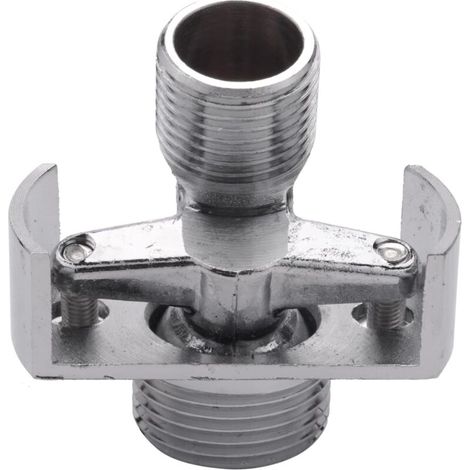 Réglage de l'Angle du Tuyau d'Aspiration Pommeau de Douche en Cuivre Angle Courbé Pied Excentrique Vis Angle Robinet Accessoire 18mm