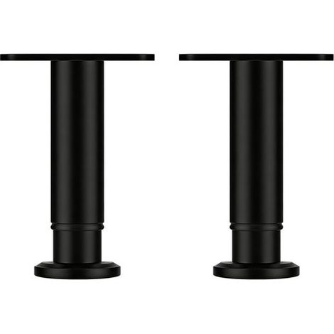 Dailygoods,Patas de soporte para cama,Juego de 2,Altura 18-32 cm,Acero al carbono,Capacidad de carga 300 kg (1/5)