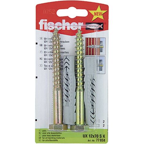 Cheville et vis FISCHER UX1270SK (1/2)