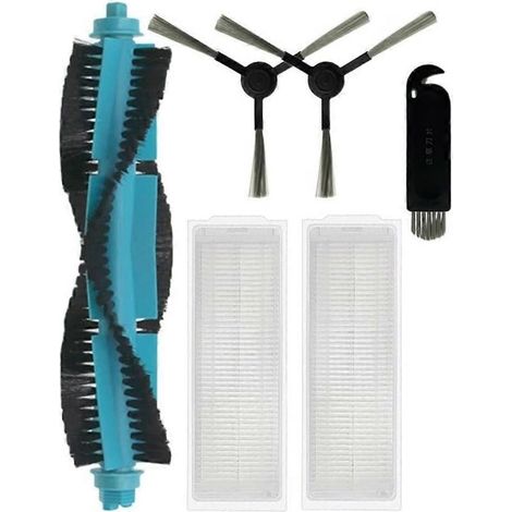 Pièces de rechange pour filtre HEPA et brosse latérale principale de remplacement pour aspirateur robot Proscenic M6 Pro (1/5)
