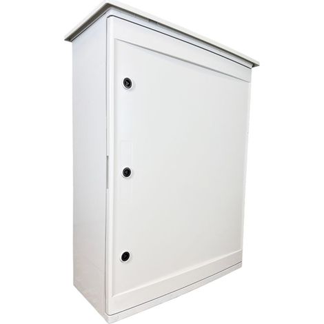 Coffret électrique ABS avec rebord 800x600x265 - IP65 - Porte pleine - avec plaque de fond (1/5)