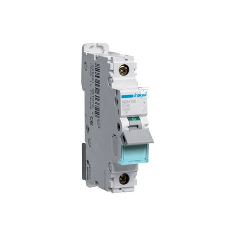 MCB SOVRACCARICO ICN=10000A/ICU=15KA 1P C 6A