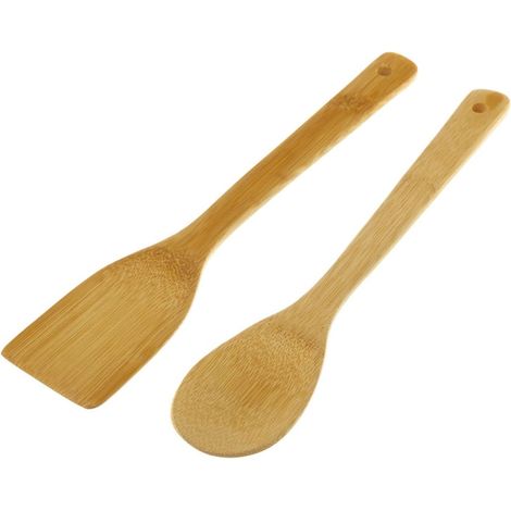 Ensemble de 2 spatules en bambou (1/4)