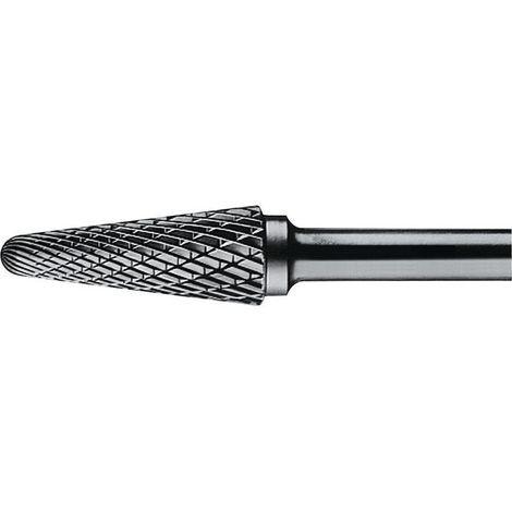 Fraise sur tige KEL D. 12 mm L. tête 32 mm D. de la tige 6mm carbure engrènement (1/2)