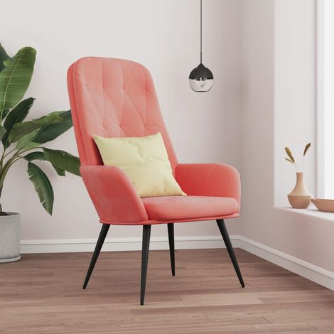 Relaxsessel Rosa Samt vidaXL (1/5)