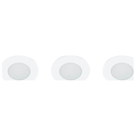 Lot De 3 Spots 5w Encastrable Led Integré Ip65 Rond Blanc - Prolight (1/2)