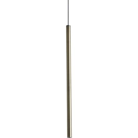 Ideal Lux Sospensione Look 1 luce LED integrato ottone vetro metallo